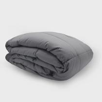 Edredom Diamond Toque de Plumas Plus Queen 2,20x2,40 -Appel - Chumbo