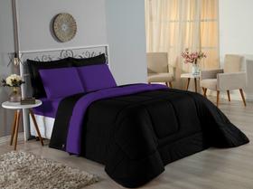 Edredom Dupla Face 100% Algodão Malha King Size 2.50 X 290 -1 Peça