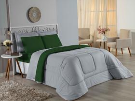 Edredom Dupla Face 100% Algodão Malha King Size 2.50 X 290 -1 Peça
