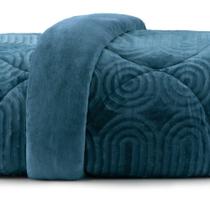 Edredom Dupla Face Blend Elegance Queen Eliptico