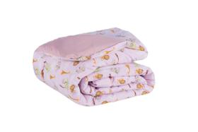 Edredom Dupla Face Cama Solteiro Safari Rose