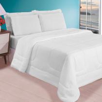 Edredom Dupla Face Casal Queen com Lençol e 2 Fronhas 400 Fios Casa Dona 4 Peças Edredom Dupla Face Casal Queen com Lençol e 2 Fronhas 400 Fios Casa Dona 4 Peças