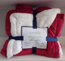 Edredom Dupla Face com Sherpa Queen 2,20m x 2,40m Edredom Dupla Face com Sherpa Queen 2,20m x 2,40m