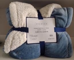 Edredom Dupla Face com Sherpa Queen 2,20m x 2,40m Edredom Dupla Face com Sherpa Queen 2,20m x 2,40m