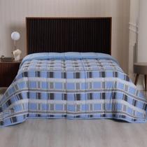 EDREDOM DUPLA FACE ESTAMPADO CASAL QUEEN - Tamanho do produto: 2,5m x 2,2m