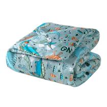 Edredom Dupla Face Estampado de Berço ou Mini Cama com Fronha Estampada