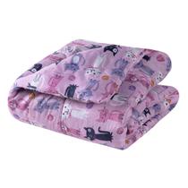 Edredom Dupla Face Estampado de Berço ou Mini Cama com Fronha Estampada