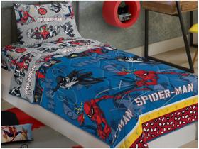 Edredom Dupla Face Estampado Spider Man Homem Aranha Lepper Edredom Dupla Face Estampado Spider Man Homem Aranha Lepper