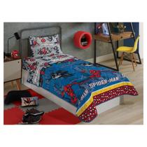 Edredom Dupla Face Estampado Spider Man Homem Aranha Lepper