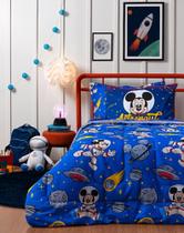Edredom Dupla Face Infantil Cama De Solteiro - Linha Disney - Carros/Mickey/ Minnie