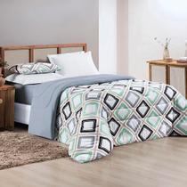 Edredom Dupla Face King Quality 01 Peça - Harmony. - Linha Exclusiva