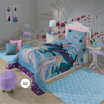 Edredom Dupla Face Microfibra Frozen 1,50 m x 2,20 Lepper Edredom Dupla Face Microfibra Frozen 1,50 m x 2,20 Lepper