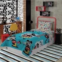 Edredom Dupla Face Microfibra Solteiro Mickey 140x210m Edredom Dupla Face Microfibra Solteiro Mickey 140x210m