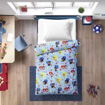 Edredom Dupla Face Microfibra Solteiro Patrulha Canina Edredom Dupla Face Microfibra Solteiro Patrulha Canina