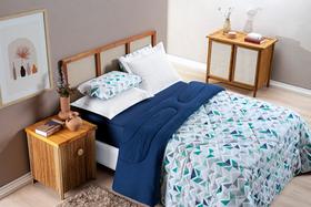 Edredom Dupla Face Queem Quality