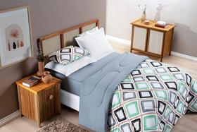 Edredom Dupla Face Queem Quality