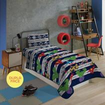 Edredom Dupla Face Solteiro Estampado Avengers Microfibra 1,40 m x 2,10 m Vingadores Edredom Dupla Face Solteiro Estampado Avengers Microfibra 1,40 m x 2,10 m Vingadores