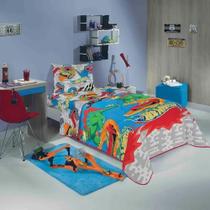 Edredom dupla face solteiro Lepper divertido