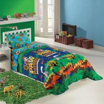 Edredom Dupla Face Solteiro Patrulha Canina Menino 140x210m Lepper