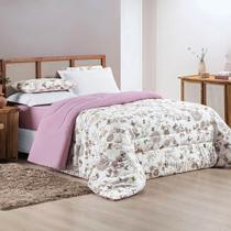 Edredom Dupla Face Super King Quality 01 Peça - Butterfly. - performance superior