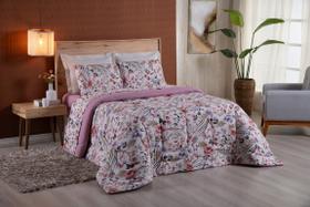 Edredom estampado KING antialérgico 100% algodão