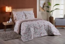 Edredom estampado QUEEN antialérgico 100% algodão Edredom estampado QUEEN antialérgico 100% algodão