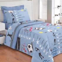 Edredom Fenomeno Solteiro Dupla Face 2 Peças