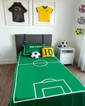 Edredom Futebol Solteiro Tecido de algodão