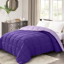 Edredom Homelike Moment California King Purple Reversível Edredom Homelike Moment California King Purple Reversível