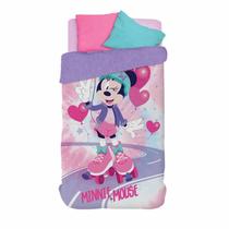 Edredom Infantil com Sherpa Solteiro Minnie Lepper Edredom Infantil com Sherpa Solteiro Minnie Lepper