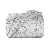 Edredom Infantil Menina Gatinhos 100% Algodão Teka Kids