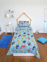 Edredom Infantil Solteiro Lepper Microfibra - Patrulha Menino Edredom Infantil Solteiro Lepper Microfibra - Patrulha Menino