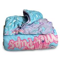 Edredom Infantil Solteiro Menino E Menina Para Quarto Infantil Várias Estampas Disney Lepper