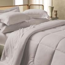 Edredom King 300 Fios Bossa 100% Algodão Prata Karsten Edredom King 300 Fios Bossa 100% Algodão Prata Karsten