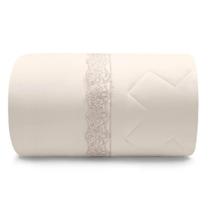 Edredom King 300 Fios Buettner Renda Fiori Perola Edredom King 300 Fios Buettner Renda Fiori Perola