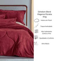 Edredom King Altenburg Blend Elegance Plush Floratta Secrets