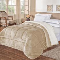 Edredom King Coberdrom Sherpa/Mantinha Everest 1 Peça - Cáqui Edredom King Coberdrom Sherpa/Mantinha Everest 1 Peça - Cáqui