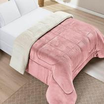 Edredom King Coberdrom Sherpa-mantinha Everest 1 Peça - Rosa Secreto Edredom King Coberdrom Sherpa-mantinha Everest 1 Peça - Rosa Secreto