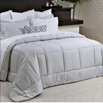 Edredom King Cobertor Dupla Face Percal 400 Fios Ultra Macio 2,60x2,80cm Estampa Lisa Luxo Inverno Verão Premium