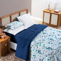 Edredom King Dupla Face Quality 100% Algodão, Super Macio e Confortável