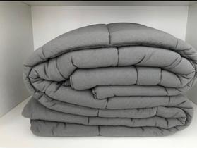 Edredom King Malha Natura Premiun 30/1 - 100% Algodão