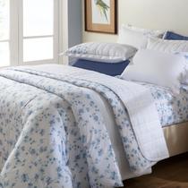 Edredom King Percal 200 Fios Kacyumara Vida Bela Azuri Edredom King Percal 200 Fios Kacyumara Vida Bela Azuri