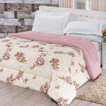 Edredom King Quality Malha Fio Penteado Dupla Face 100% Algodão Estampado