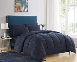 Edredom King Sweet Home Collection - Alternativa a Penas - Marinho