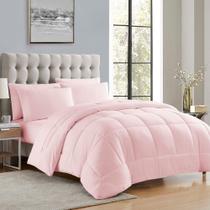 Edredom King Sweet Home Collection - Alternativa a Penas - Rosa