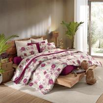 Edredom Malha Casal Estampado Vivaldi