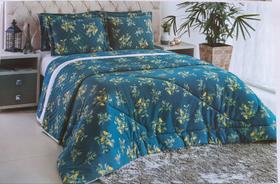 Edredom Malha Cecília c/ Nude 1pc tamanho Queen