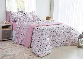 Edredom Malha Kezia C/ Rose Super King 1 Peça