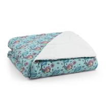 Edredom Mini Cama para menina estampa Sereia Percal Moderno