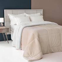 EDREDOM NIA NC HOME KING 220X240 BEGE - Conforto e Estilo